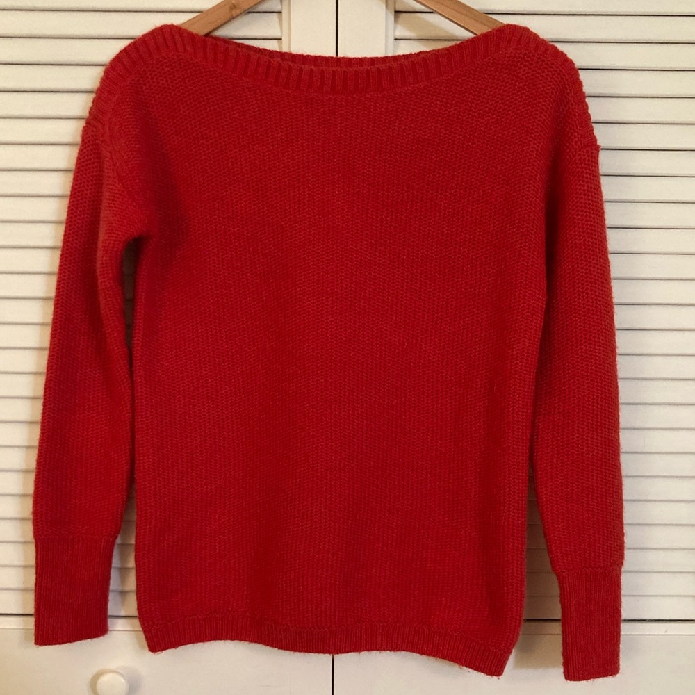 Banana Republic wool blend red sweater